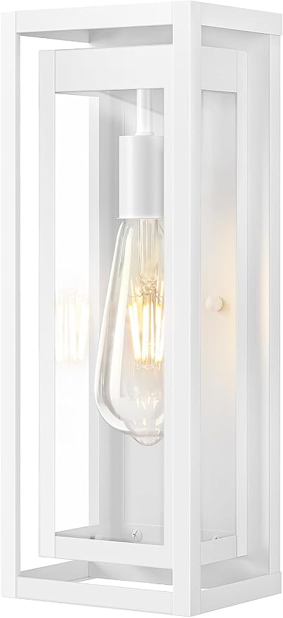 15" Large Outdoor Light Fixture Wall Mount, Modern Waterproof Exterior Porch by Slypadan