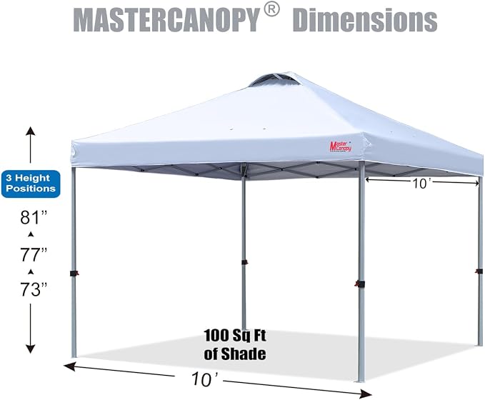 MASTERCANOPY Durable Pop-up Canopy Tent - Image 2