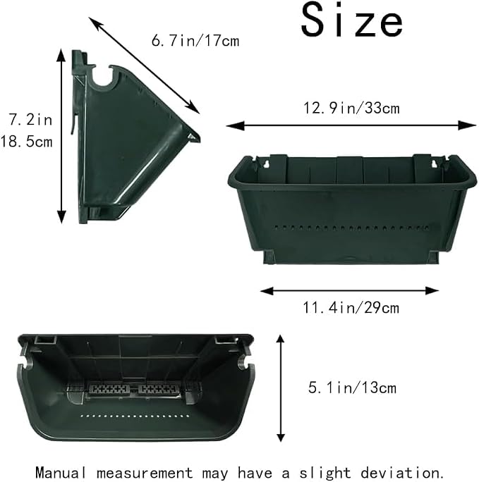 Self-Watering Wall Mounted Planter Set, Indoor and Outdoor Vertical Planter - Image 2