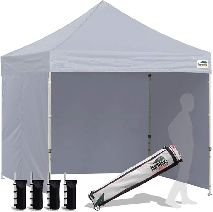 Eurmax USA 8'x8' Pop-up Canopy Tent Commercial Instant Canopies by Eurmax