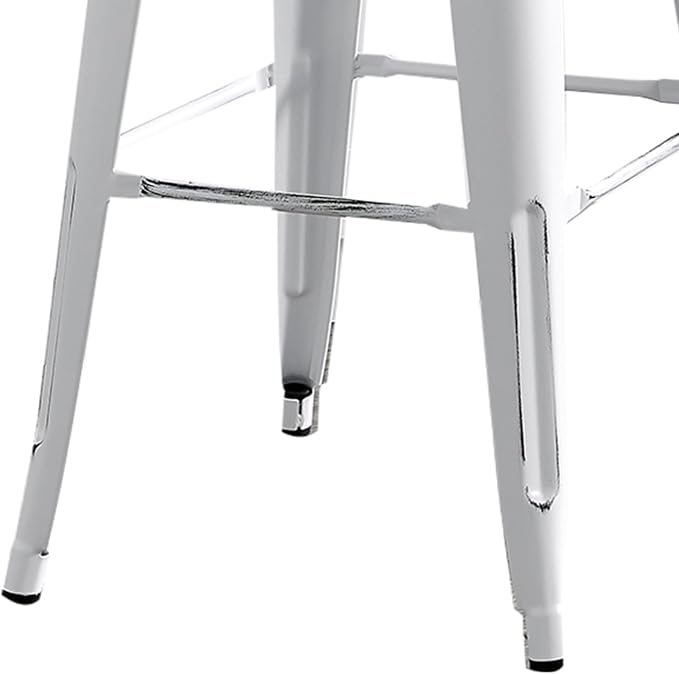 AC Pacific 30” Metal Barstool Set of 2 – Country Rustic Style - Image 8