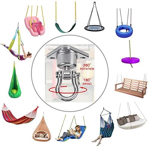 9M Stainless Steel Hanger with Smooth Swing Bearings, Heavy Duty 180°+360° - Image 4