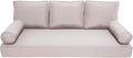 Outdoor Twin daybed Cover, for Outside Patio Porch Swing Chair Mattress Bolster by FSJITF