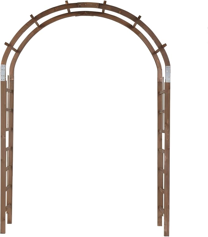 Outdoor Wooden Arbor Trellis, Wooden Garden Arbor Arch, Wedding Arches - Image 3