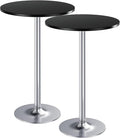Furmax Bistro Pub Table Round Bar Height Cocktail Table by Furmax