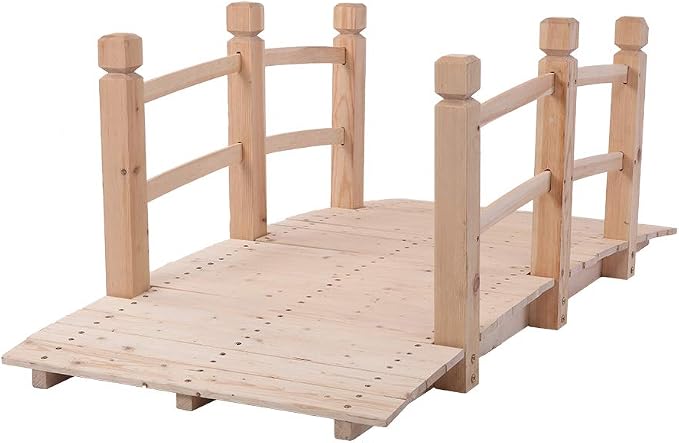 Garden Bridge, Wooden Arc Bridge - Image 3