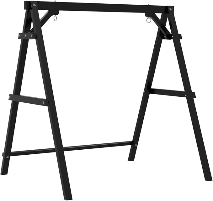 VINGLI 4FT Porch Swing Frame, 660 LBS Capacity Wooden A-Frame Swing Stand by VINGLI