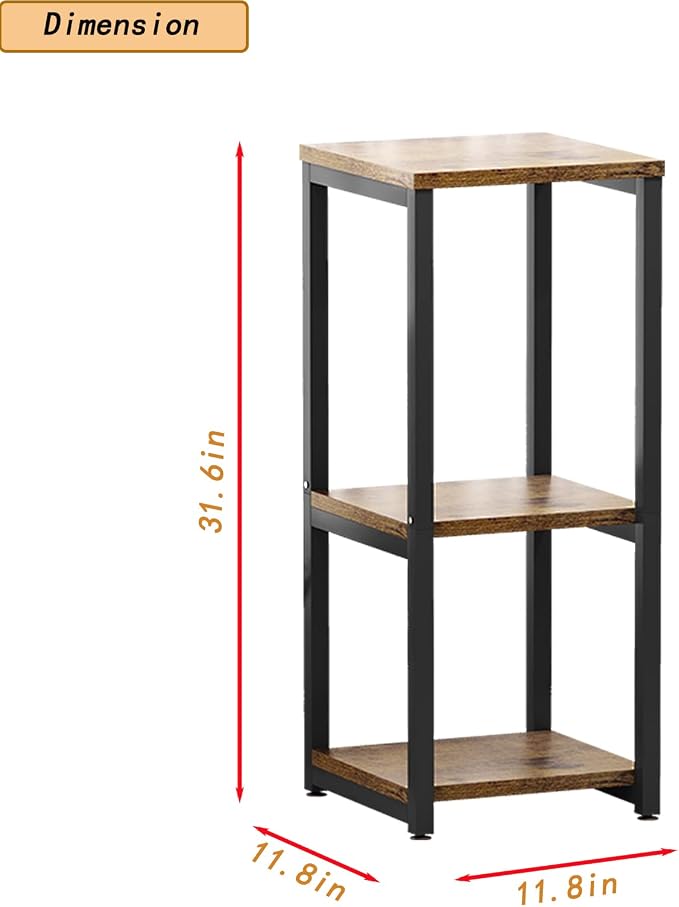 Plant Stand Indoor Corner Tall 3 Tier Metal Modern Flower Storage Plant Shelf - Image 6