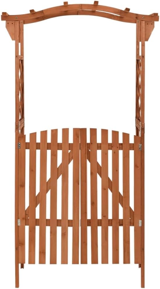 vidaXL Sturdy Firwood & Pine Wood Pergola - Image 4