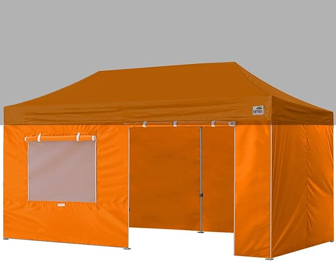 Eurmax USA Full Zippered Walls for 10 x 20 Easy Pop Up Canopy Tent, Enclosure by Eurmax
