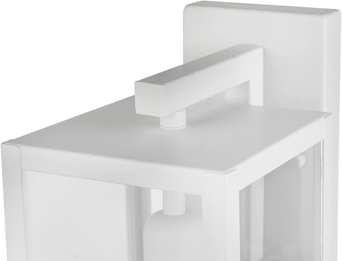 GLOBE Electric 44836 Bowery 1-Light Outdoor Indoor Wall Sconce, Matte White - Image 5