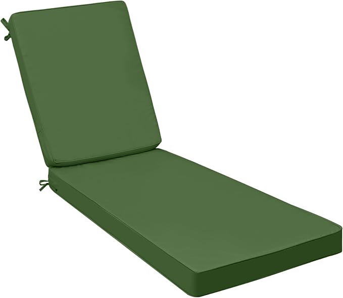 AAAAAcessories Outdoor Chaise Lounge Cushions, Fade-Resistant, Waterproof Patio by AAAAAcessories