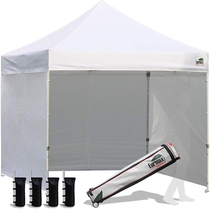 Eurmax USA 8'x8' Pop-up Canopy Tent Commercial Instant Canopies by Eurmax