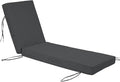 Outdoor Chaise Lounge Cushion, 4 Inch Thick Waterproof Fade Resistant Patio by SXIORMHJ