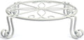 White Plant Stand for Flower Pot Heavy Duty Potted Holder Indoor Outdoor Metal by Autopromake