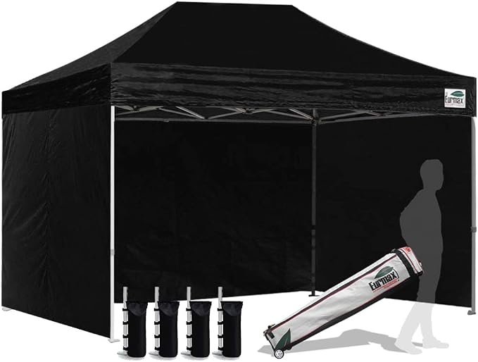 Eurmax USA 8'x12' Pop-up Canopy Tent Commercial Instant Canopies by Eurmax