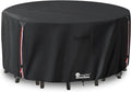 Round Patio Furniture Covers, 600D Heavy Duty Waterproof Outdoor Furniture Cover by LSongSKY