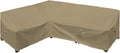 Heavy Duty Outdoor Sectional Couch Covers, L-Shaped Lawn Patio Furniture Cover by Flexiyard