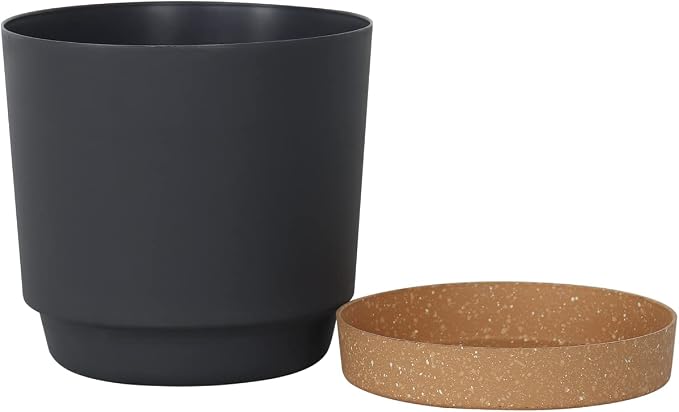 kubvici Plant Pots for Indoor Plants, 2 Pack 10 Inch Plant Pot Plastic Flower - Image 8