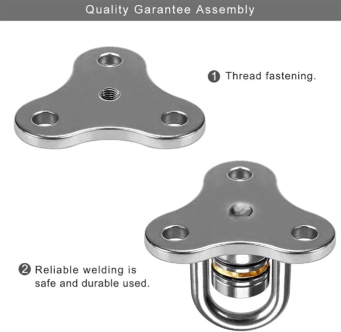 SELEWARE Heavy Duty Swing Hanger Bearing Swivel Hook, 360 Swivel Swing Hanger - Image 3