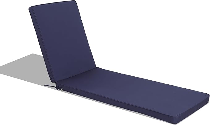 Only choice Outdoor Lounge Chair Cushions Patio Chaise Lounge Replacement by ONLYCHOICE