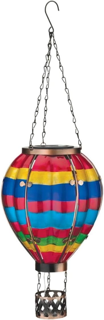 Regal Art & Gift Hot Air Balloon Solar Lantern – Hanging Solar-Powered LED - Image 2