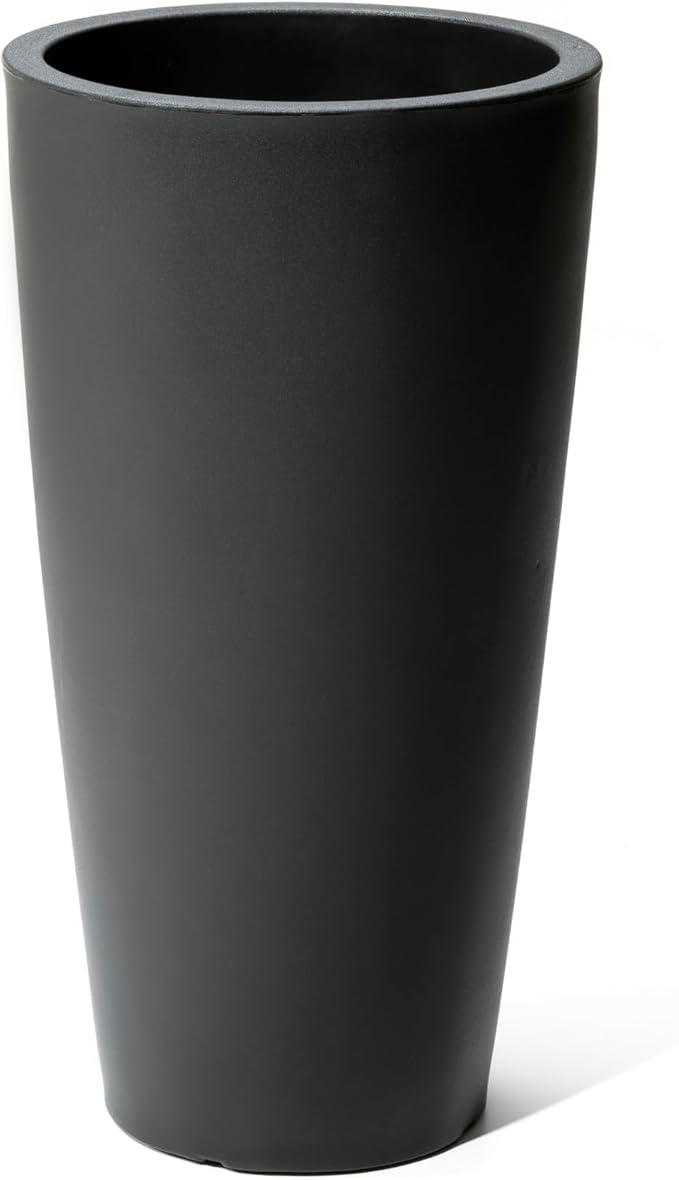 Step2 Tremont Tall Round Tapered Planter, Indoor/Outdoor Plants, Efficient by Step2