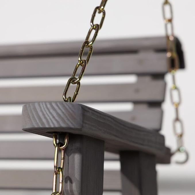 Amish Casual Heavy Duty 800 Lb Roll Back Treated Porch Swing - Image 3