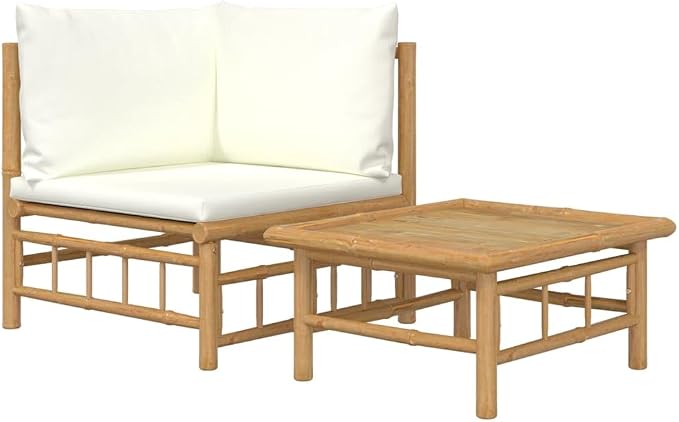 2 Piece Patio Lounge Set Patio daybed, Small Balcony Furniture, Outdoor Balcony - Image 2