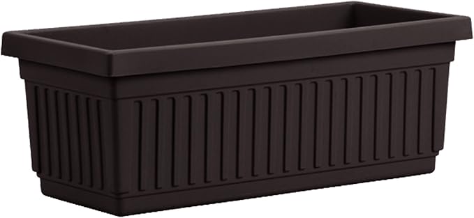HC Companies 24 Inch Long Fluted Plastic Venetian Garden Window Container - Image 2