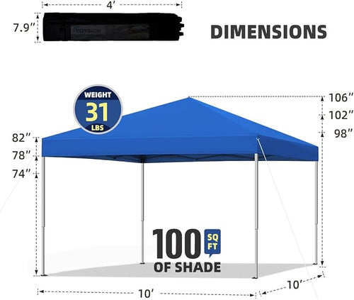 10x10 Instant Pop Up Canopy Tent - Image 2