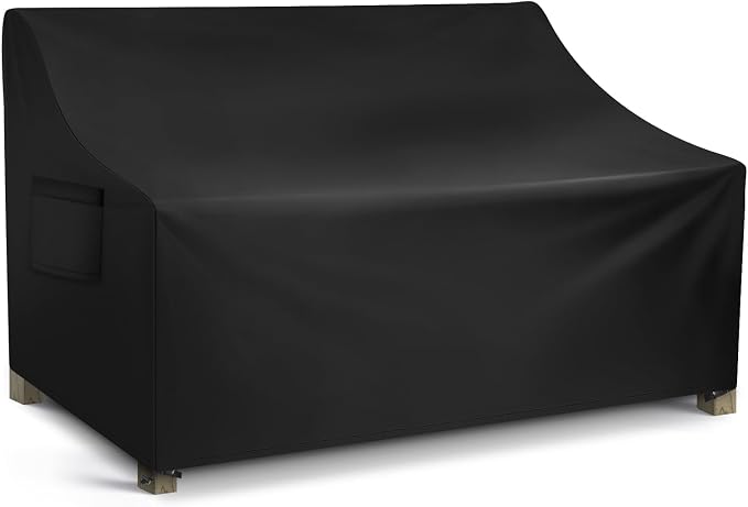 WLEAFJ Patio Sofa Cover Waterproof, 3-Seater Outdoor Sofa, Heavy Duty Deep by WLEAFJ