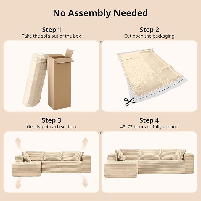COMHOMA 105”Modular Sectional Sofa - Image 9