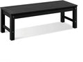 Psilvam Knight Bench, Two Person Outdoor Poly Lumber Patio Backless Bench by PsilvamGardenFurniture