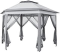 Yaheetech 13x13 Pop up Gazebo, Hexagonal Outdoor Canopy Shelter, Instant Patio by Yaheetech