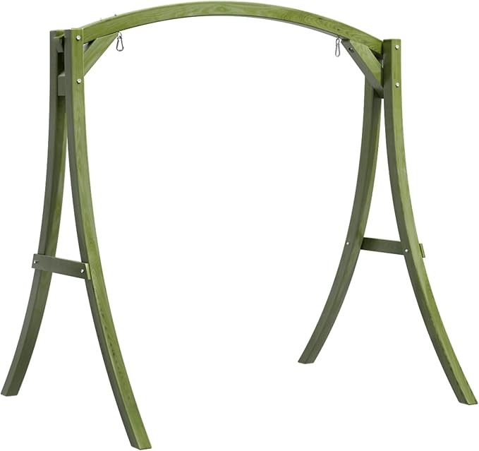 VINGLI 5FT Wooden Swing Frame, 1000LBS Heavy Duty A-Frame Porch Swing Stand by VINGLI