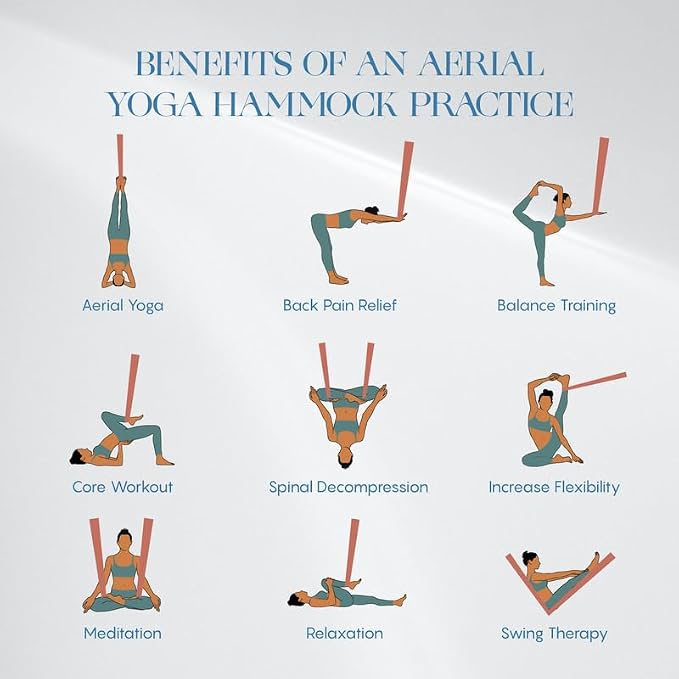 Aerial Silk Yoga Hammock & Swing - Image 5