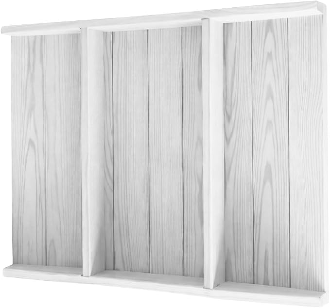 4 FT White Amish Made Pinewood Heavy Duty Garden Bridge - Image 5