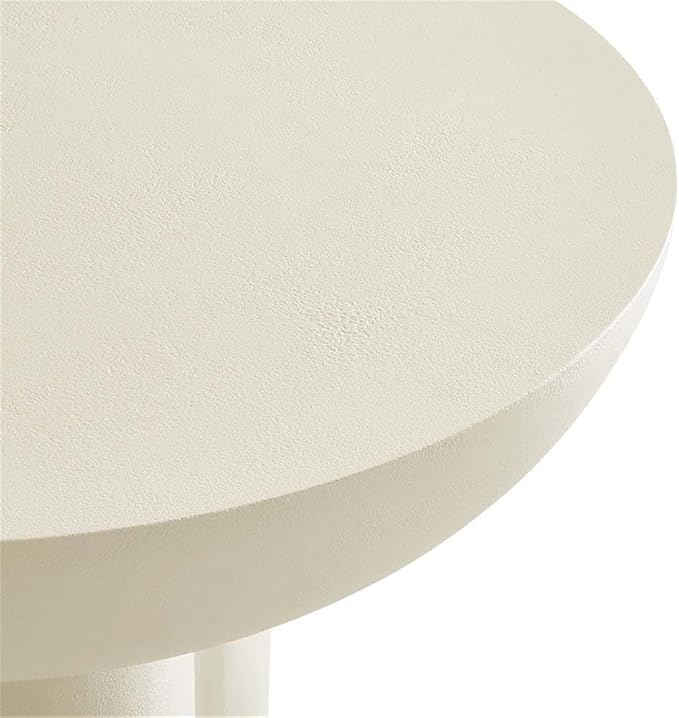 Modway EEI-6760-WHI Caspian Round Concrete Coffee Table - Image 7