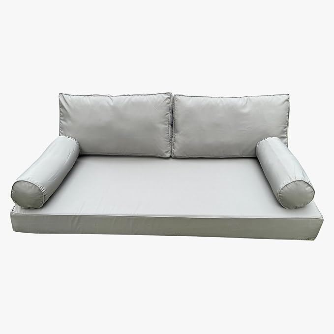 Outdoor Daybed Cushion Cover Twin, Daybed Mattress Bolster Pillow Fitted Sheet by Unknown