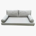Outdoor Daybed Cushion Cover Twin, Daybed Mattress Bolster Pillow Fitted Sheet by Unknown