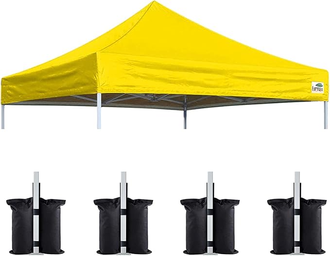 Eurmax USA New 10x10 Pop Up Canopy Replacement Canopy Tent Top Cover, Instant by Eurmax