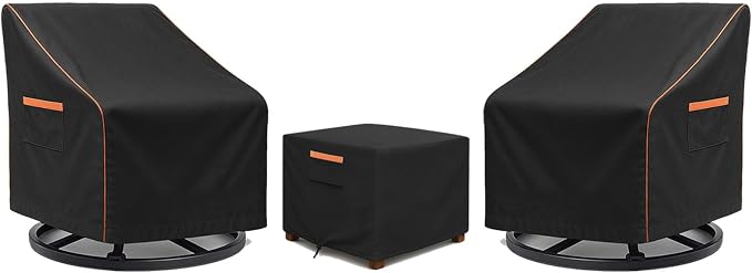 3-Piece Patio Furniture Cover Set by BRUXOLAY