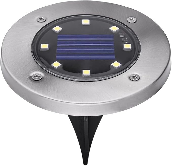 BLACK+DECKER Solar-Powered Outdoor Disk Light by BLACKDECKER