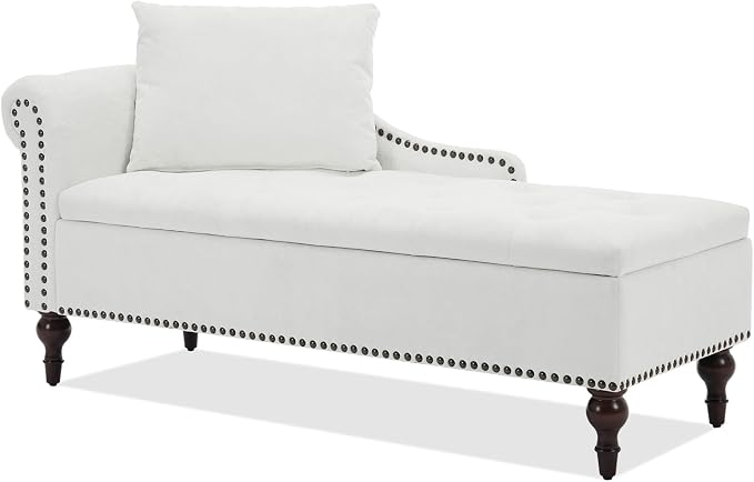 56.6" Wide Chaise Lounge Indoor by SofthionDesign