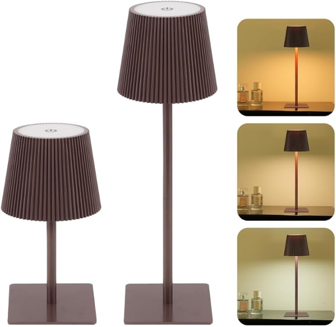 LUTEC 4 Pack Cordless Table Lamp, 6000mAh Rechargeable Battery Operated Desk - Image 8