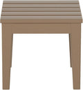 WestinTrends Ashore Outdoor Patio Modern Adirondack Side Table, Weathered Wood by WestinTrends