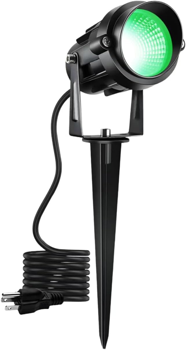 Halloween Christmas Outdoor Spotlights Green Landscape Lights Outdoor Spotlight by UPONELED