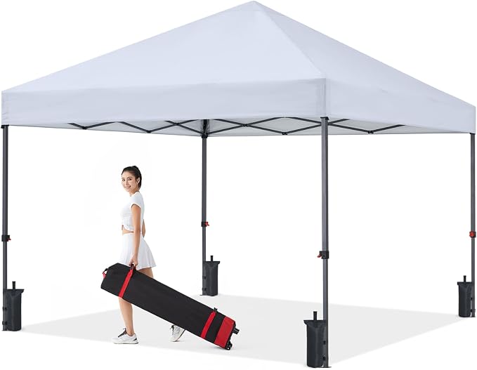 COOSHADE Durable Easy Pop Up Canopy Tent 10x10Ft, by COOSHADE