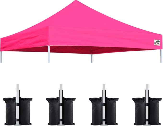 Eurmax USA New 10x10 Pop Up Canopy Replacement Canopy Tent Top Cover, Instant by Eurmax